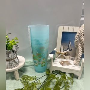 Coastal Beach Gnomes Plastic Tumblers(32oz ICE Tea Cups) QTY:6